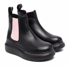Alexander McQueen Designer Hybrid Chelsea Boots Shoes Kids Children Size 1 (32)
