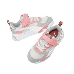 Puma Trinity ACPlus PS Grey Pink Kids Preschool Road Running Shoes 390839-27