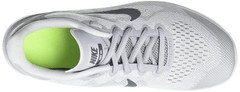 New Nike Free RN 2017 GS (Pure Platinum/Dark Grey) 904255-007 Size 7 Youth