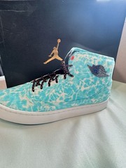 Jordan Jasmine GG Tide Pool Blue High Top Sneakers Youth 8.5Y NIB