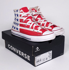 Converse Chuck Taylor Juniors 6 Sneakers All Star High US American Flag 4th July