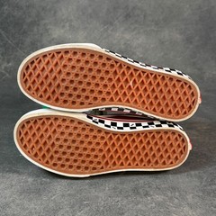 Vans Ward Low Top Red White Checkerboard Kids Sneakers Shoes