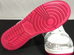 Jordan Flight Origin 2 White Grey Elephant Pink 729519-160 Youth 8Y