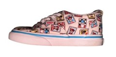 Where’s Waldo X Vans Collab Postage Stamp Kids Size 9.0T Shoes