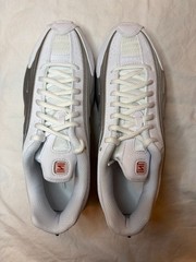 Nike Shox R4 GS White Metallic Silver CW2626-101 Youth Size 5Y New in Box