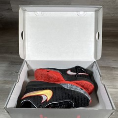 Nike LeBron XX (GS) 20 Trinity Size 6.5Y Youth Black Red Gold Swoosh DQ8651-001