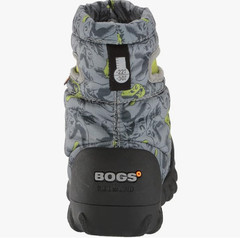 Bogs B Moc Snow Boot, Cool Dinos Print-Gray, 13 US Unisex Little Kid