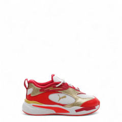 Puma Toddler’s RS-Fast Glitz Sneakers 384749 01 White Red Gold – BRAND NEW W/BOX