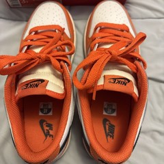 Little Kid’s Nike Dunk Low Phantom/Black-Safety Orange Size 3Y (DH9756 003)