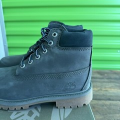 Timberland 6in Premium Boot Grey Boots Classic 2.5 Youth New In Box Primaloft