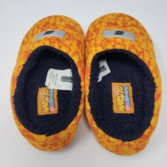 Naruto Slippers Shippuden Leaf Village Emblem Headband Style Youth Orange Sz 13