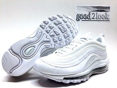 NIKE AIR MAX 97 (GS) WHITE/METALLIC SILVER SIZE 7Y/WOMEN’S 8.5 [921522-104]