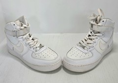 Nike Air Force 1 High ‘07 Triple White 653998-100 Youth 6.5Y / Women’s 8