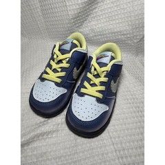 Nike Dunk Low SE I Am Fearless Midnight Navy Citron Toddler Size 7C FB8028-491