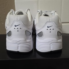 Nike P-6000 White Silver Blue Size 7Y Women 8.5 Running Shoes IB7689-101