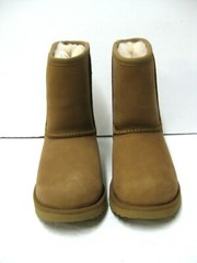 UGG CLASSIC SHORT II WP KID BOOTS CHESTNUT LEATHER US 13 /UK 12 /EU 31 /JP 19.5