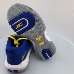 Under Armour Kids GS SC 3Zero IV Bright Blue/Yellow Size 5.5Y Athletic Shoes