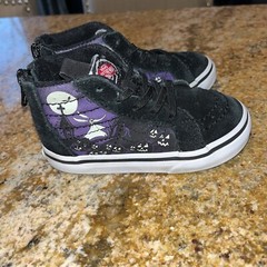 Vans Hi Zip Back The Nightmare Before Christmas Glow in the Dark Kids Sz 6.5