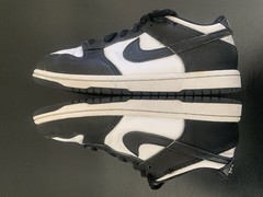 Kids Nike Dunk Low Top Retro Panda Size 1.5Y CW 1588-100 2023 White/Black