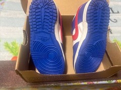 Toddler Nike Dunk Low TD NN Game Royal University Red-Sail Size 10c FD0675 400