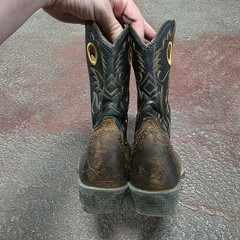 Ariat Heritage Roughstock Kid Boots US 13 Wiggle Room 10016239 Cowboy Rodeo