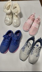 Nike Skechers New Balance Unisex Kids Athletic Shoes & Winter Boots Lot