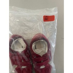 Dolce & Gabbana Hook and Loop Sneaker Shoes Kids 34 US 2.5 Red Leather Straps