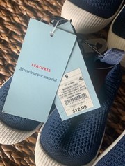 Toddler Navy Stretch Summer Shoes, Choose your size