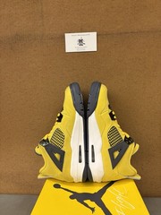 Clean Air Jordan 4 Retro GS Lightning 5Y/6.5 Women’s Preowned 408452-700