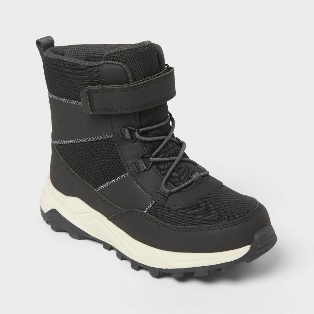 5Y Kids‘ Noah Waterproof Hiker Snow Boots – Cat & Jack™ Black 5