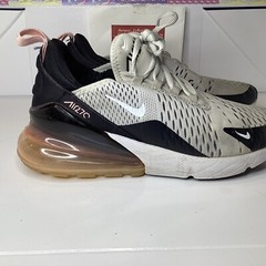 Nike Air Max 270 GS Running Shoes Size 5.5 youth Boys or Girls White 943346-005