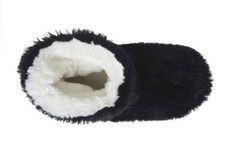 DF by Dearfoams Kids Furry Bootie slippers Size 11/12