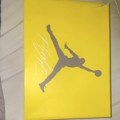Jordan Air Jordan 4 Retro GS Lightning Yellow Gray Sneaker 6Y Suede Low Top