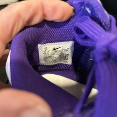 Nike Dunk High DH9753-100 Purple White Unisex Kids Sneakers US 1Y Leather