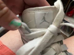 Nike Air Jordan 1 Mid ‚White Cool Grey‘ Kids Sneaker 13C