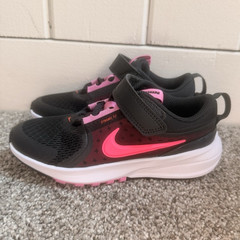 Nike Dynamic Fit Kids Sneaker Black Pink White 11.5C HF7005-005
