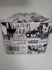Vans X Marvel Comics Authentic Multi/White Size 13.5 kids