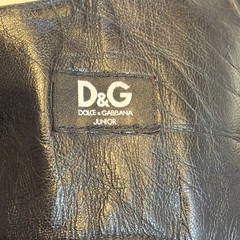 Dolce & Gabbana Junior Kids 33 Leather Boots Black with Back Zipper Size 33 D&G