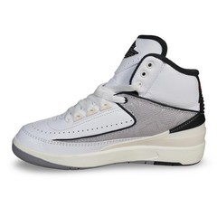 Air Jordan 2 Retro GS Python DQ8562-102 Youth 5.5 Women 7 White Silver Sneakers