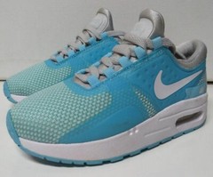 Nike Air Max Zero Essential PS White Blue Youth Shoe 881228-002 Multiple Sizes