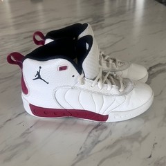 Jordan Jumpman Pro GS White Gym Red Black 909419-120 Youth Size 3Y Sneakers