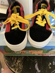 The Simpsons Shoes ft the character “El Barto” & Bart Simpson in kids size 11.5