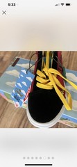 The Simpsons Shoes ft the character “El Barto” & Bart Simpson in kids size 11.5