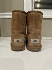UGG 1017703K Shearling Style Brown Mid-Calf Boots Kids US 3 UK 2 EU 35