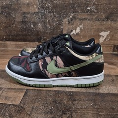 Nike Dunk Low SE GS Black Multi-Camo Kids 6Y Youth Boys DB1909-001