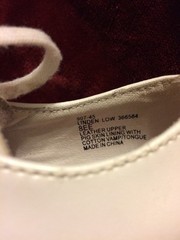 Buster Brown Linden Low White Leather Shoes 8EE