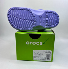 Crocs Classic Clog Unisex Kids Sandals Purple EU 27-28 Slip On Strap 206990