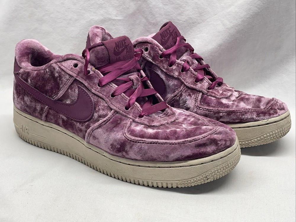2017 Nike Air Force 1 LV8 Tea Berry Youth 7 Women’s 8.5 Crushed Velvet Upper