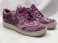 2017 Nike Air Force 1 LV8 Tea Berry Youth 7 Women’s 8.5 Crushed Velvet Upper