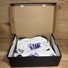 NEW! Nike Air Jordan True Flight GS Base Gray / Purple Venom 343795 052 Size 6y